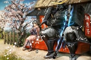 new Anime Samurai Wallpaper 1920x1200 high resolution