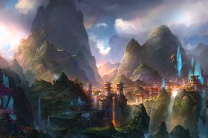 Fantasia Wallpaper 3000x1688 for tablet
