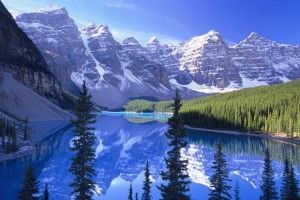 gorgerous Snowy Mountains Wallpaper 1920x1200