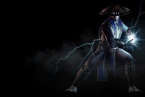 vertical Mortal Kombat X Raiden Wallpaper 3000x1800 high resolution