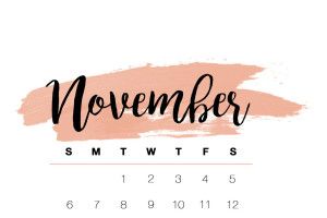 download Desktop Wallpapers Calendar November 2018 1080x1920 for mac