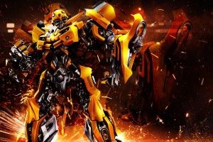 popular Transformers Bumblebee Wallpaper 1920x1080 for tablet