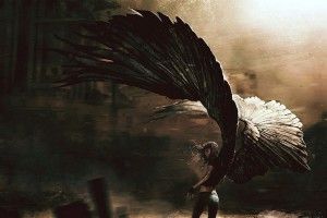 gorgerous Wallpaper Fallen Angel 1920x1080 for iphone 7