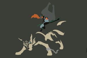 Midna and Wolf Link Wallpaper 1920x1080 for android tablet