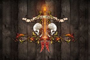 Gothic Skull Wallpaper 1920x1200 computer