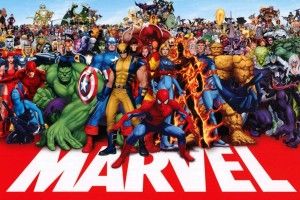 vertical Marvel Characters Wallpaper 1920x1080 for desktop