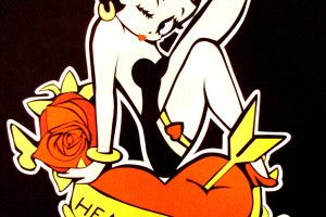amazing Black Betty Boop Wallpaper 1920x2560 screen