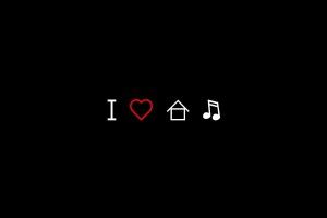 most popular I Love House Music Wallpaper 1920x1200 for iPad Pro