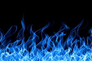 Blue Fire Background 2560x1440 for Full HD