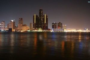 Detroit Skyline Wallpaper 2560x1600 for phone