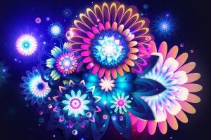 Cute Neon Backgrounds 1920x1080 for pc