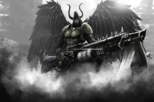 vertical Angel of Death Wallpapers 2880x1800 for mac