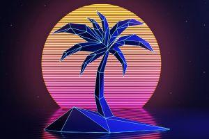 80s neon wallpaper 1920x1200 HD for mobile
