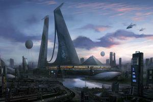 sci fi background 2560x1600 retina