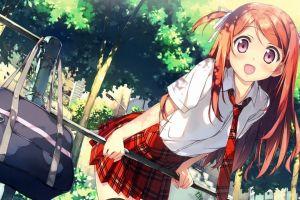 anime girl background 3840x2160 computer
