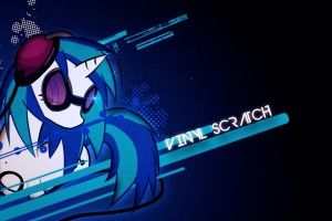 My Little Pony Vinyl Scratch iPhone Wallpaper 2560x1440 free download