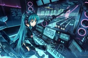 most popular Vocaloid Miku Wallpaper 1920x1200 windows xp