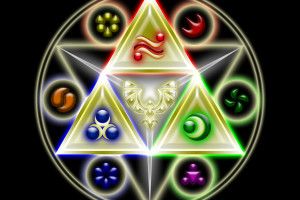 Zelda Ocarina of Time Wallpaper Triforce 2580x2048 ipad retina